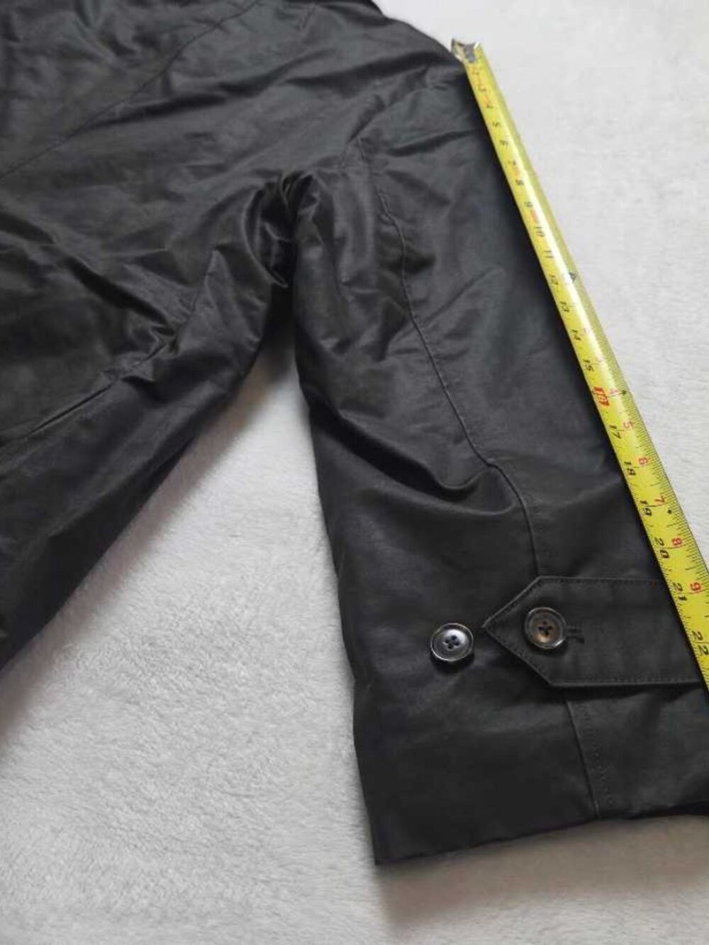 New XL J.Crew coated barn jacket with quilted lining Washed Black Grey coat - Picture 11 of 11